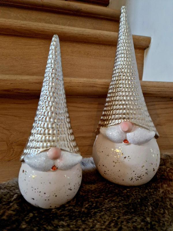 Alinterieur - Christmas - Set of 2 Santa Clauses - 25 and 33 cm