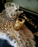 Alinterieur - Geurkaars - Mozaïk  Goud - Glas - Theelicht