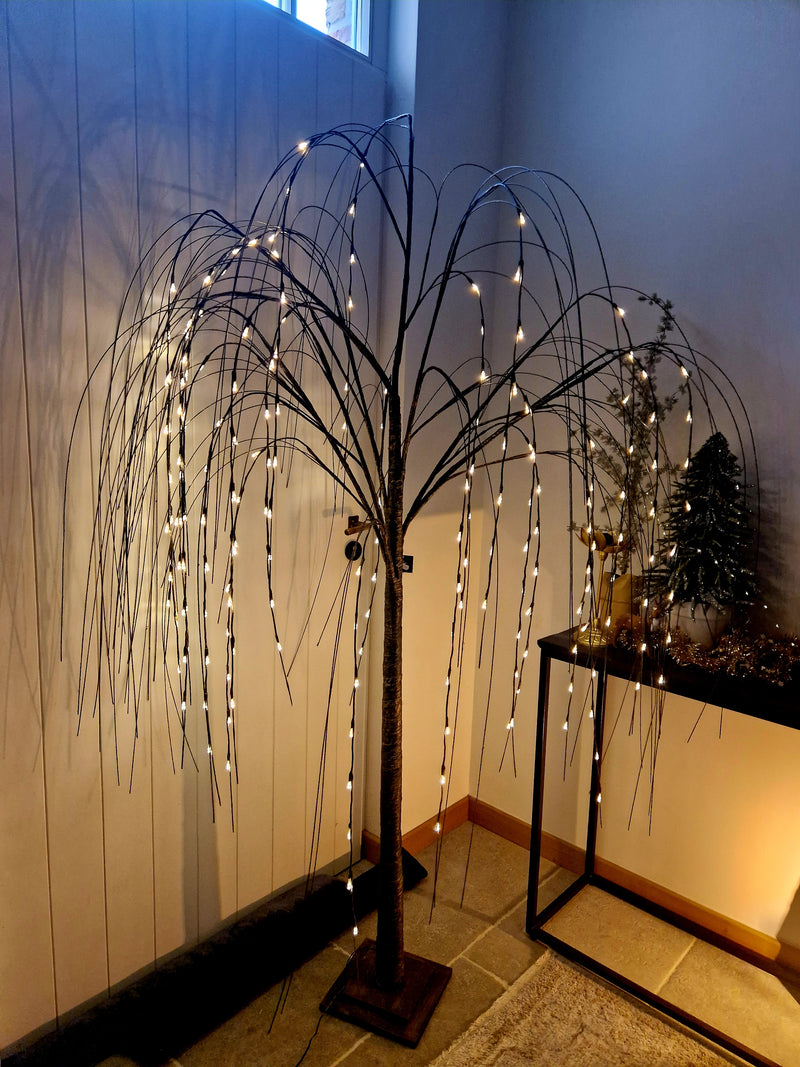 Alinterieur - Künstlicher Weihnachtsbaum - Tropfen - 2m10 -192 LEDs - Fassung
