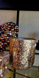 Alinterieur - Kerst - Geurkaars - Cooky crunch - Lia brons Sparkle