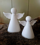 Kerst - Decoratieve Engel - Wit - Porselein