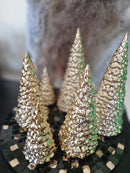 Alinterieur - Decoratieve kerstboom - Goud - relief - 3 formaten