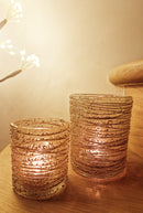 Alinterieur - Theelichhouder - Windlicht - Kerst - Golden wired