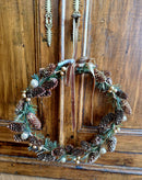 Alinterieur - Krans - met dennenappels - 30cm