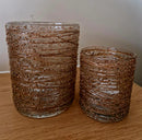 Alinterieur - Theelichhouder - Windlicht - Kerst - Golden wired