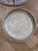 Alinterieur - Decoratieve schotel/plateau - Opstaande rand - Goud - Rond - 40x7