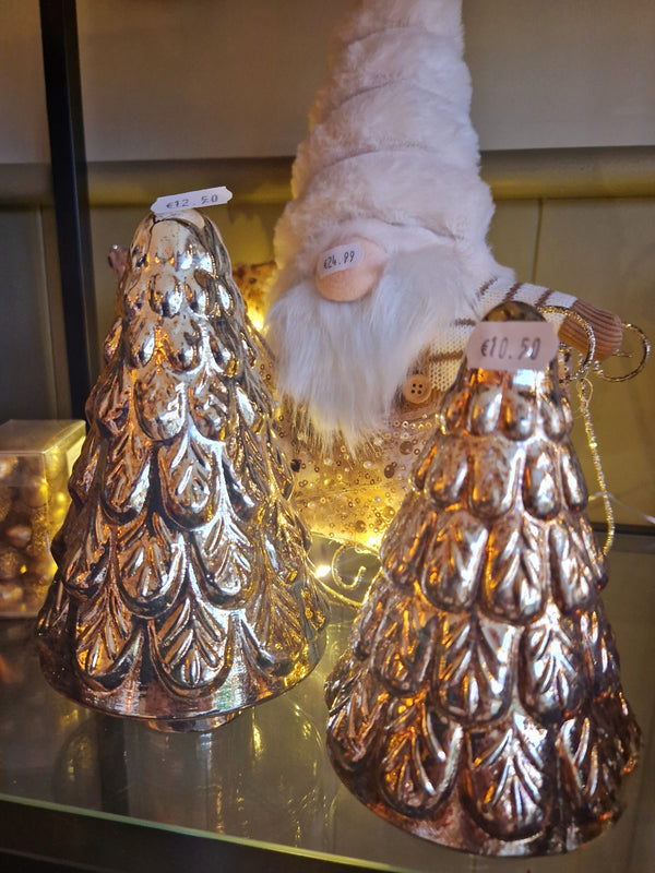 Alinterior - Weihnachten - Dekorativer Weihnachtsbaum - Glas - Gold