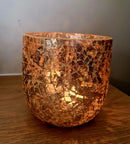 Alinterieur -  Theelicht - Windlicht - Kerst - Gold Mozaik - Glas