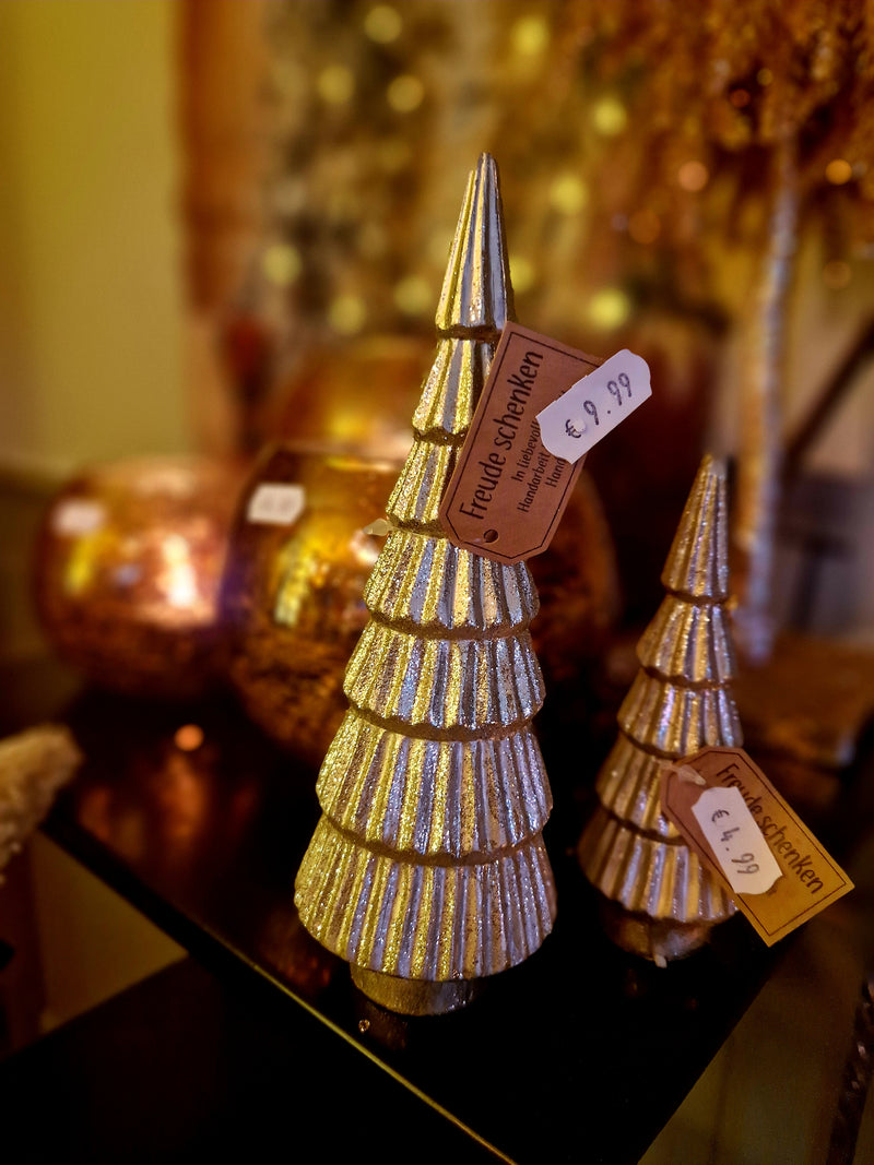 Alinterior - Weihnachten - Deko-Weihnachtsbaum - Champagnergold - Poly