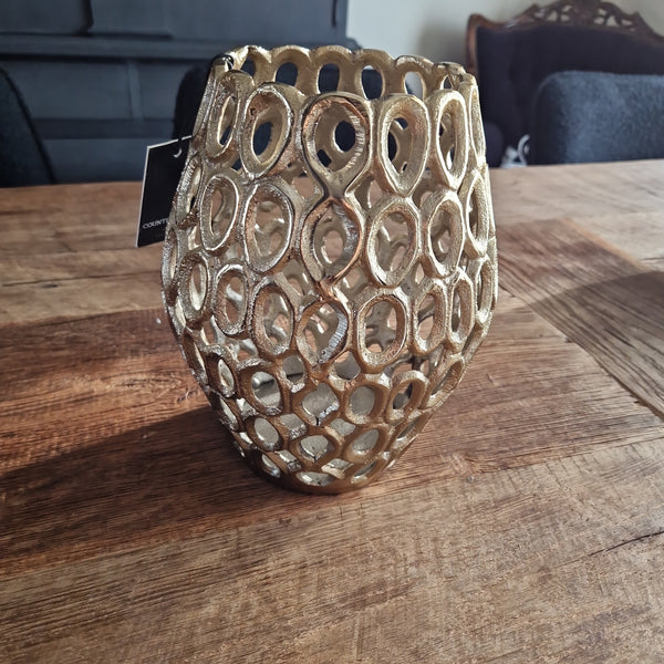 Alinterior - Tealight/Vase - Oval - Gold