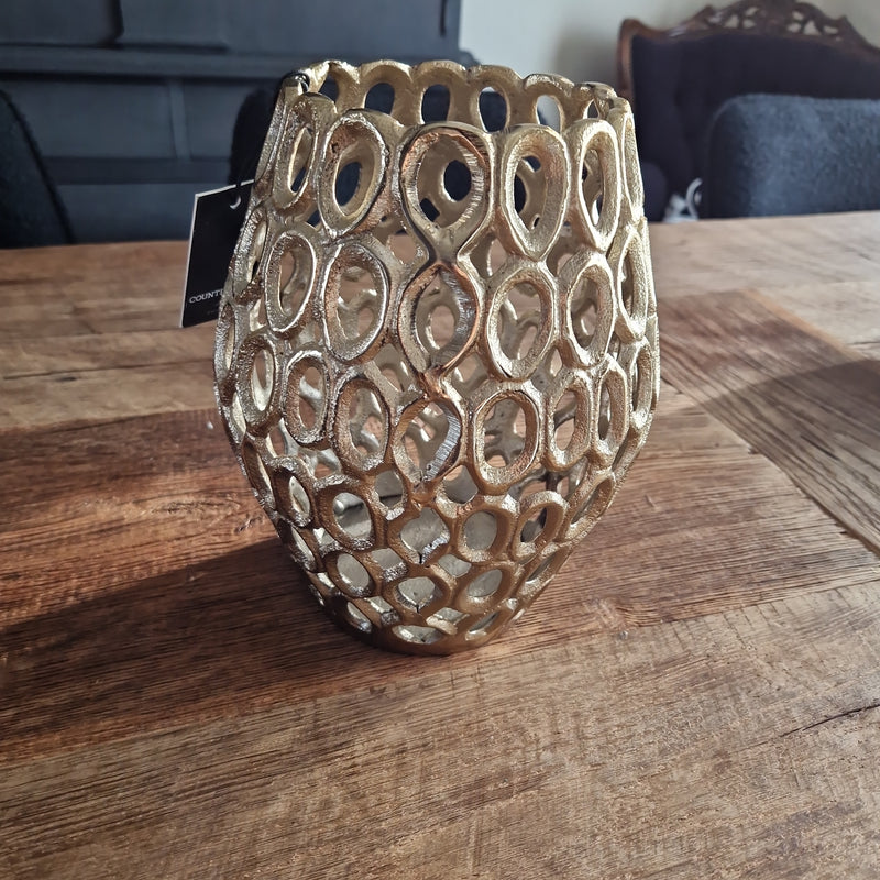 Alinterior - Teelicht/Vase - Oval - Gold