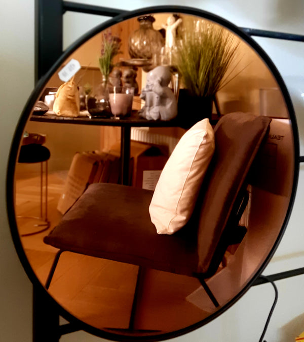 Alinterieur - Spiegel - Brown glas - 40cm