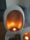 Alinterieur - Standing Egg - WitGoud - Smal