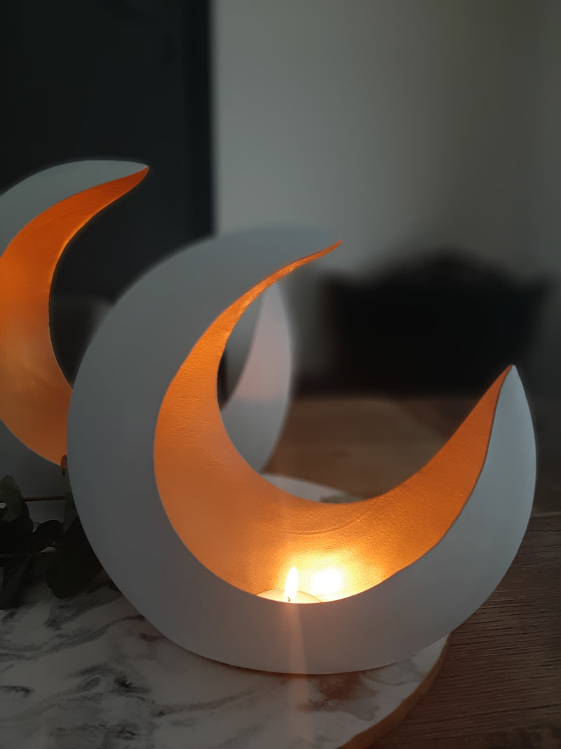 Al interior - Standing Moon/Moon - White Gold - Narrow