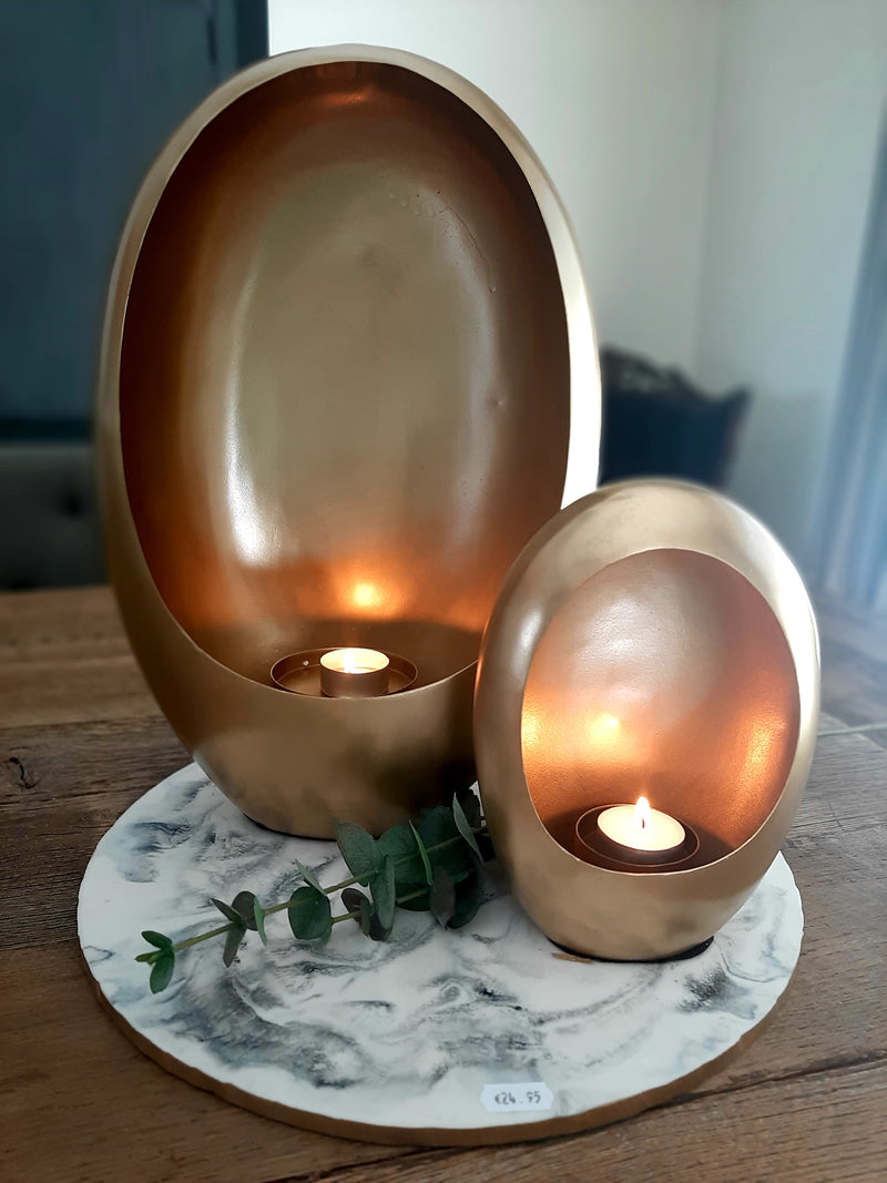 Alinterior - Stehendes Ei - Gold - Schmal