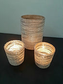 Alinterieur - Theelicht - Wired - Zilver/goud - Glas - Medium