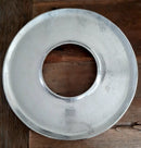 Alinterieur - Decoratieve schaal/schotel - Donutvorm - Ruw Nikkel - 51cm