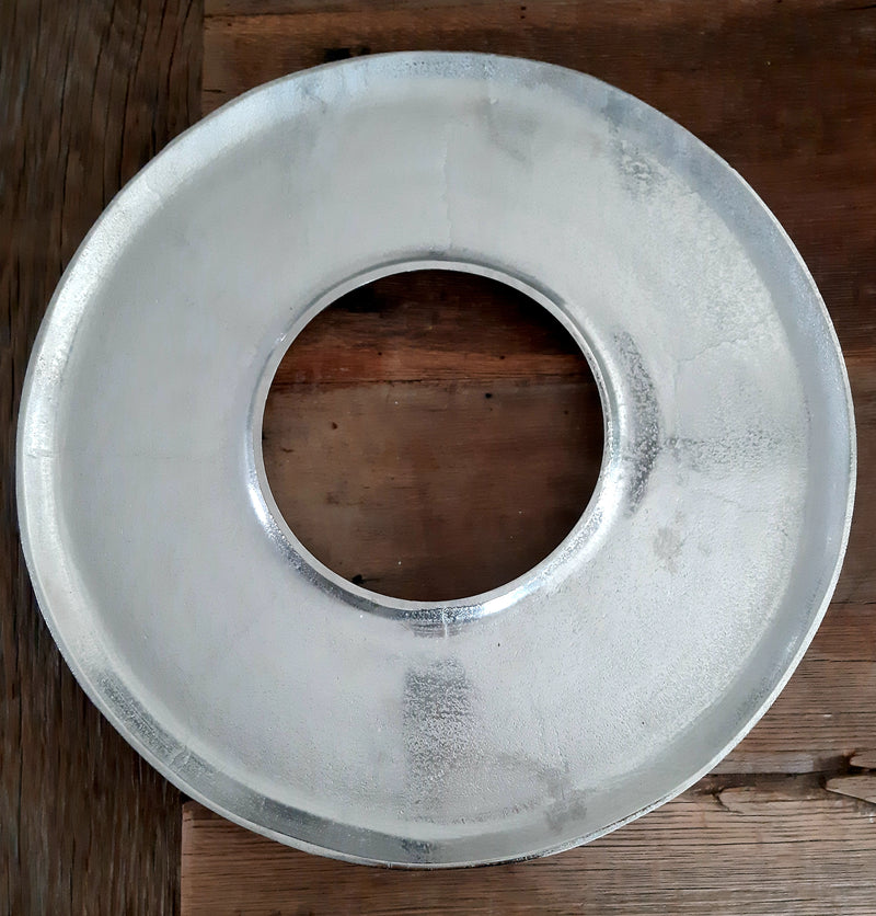 Alinterior - Dekorative Schüssel/Schale - Donutform - Rohnickel - 51 cm