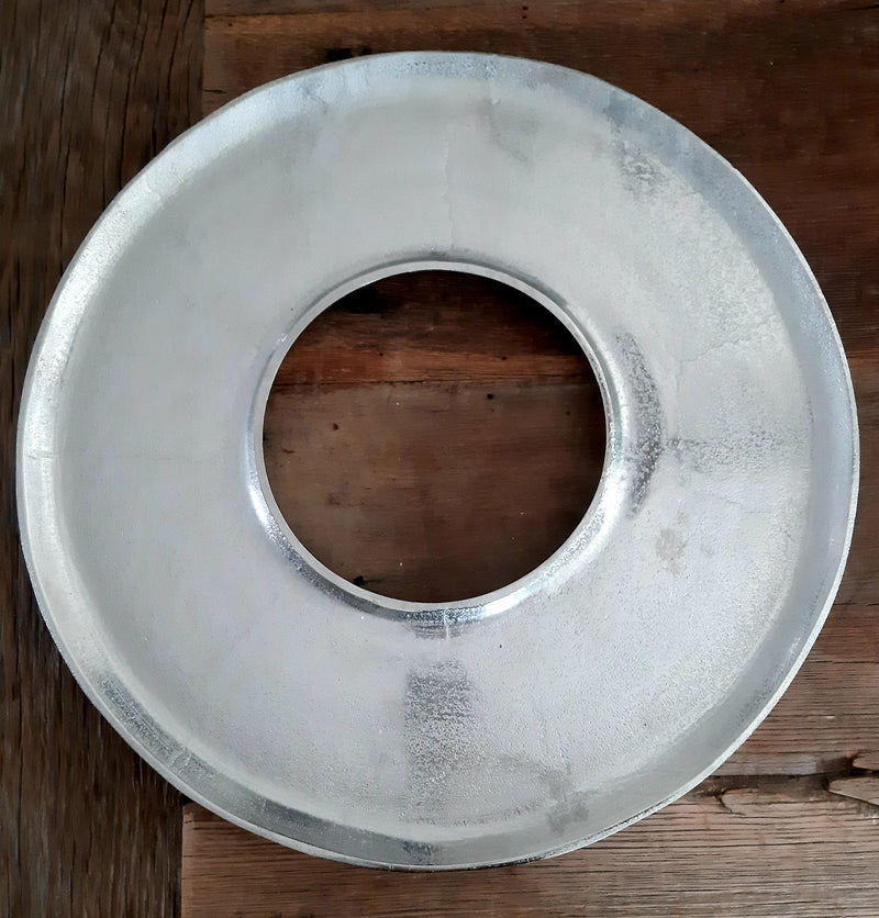 Alinterior - Decorative bowl/dish - Donut shape - Raw Nickel - 51cm