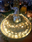 Alinterieur - Krans - Buitenkrans - Dipsacus- Goudglitter - 40cm