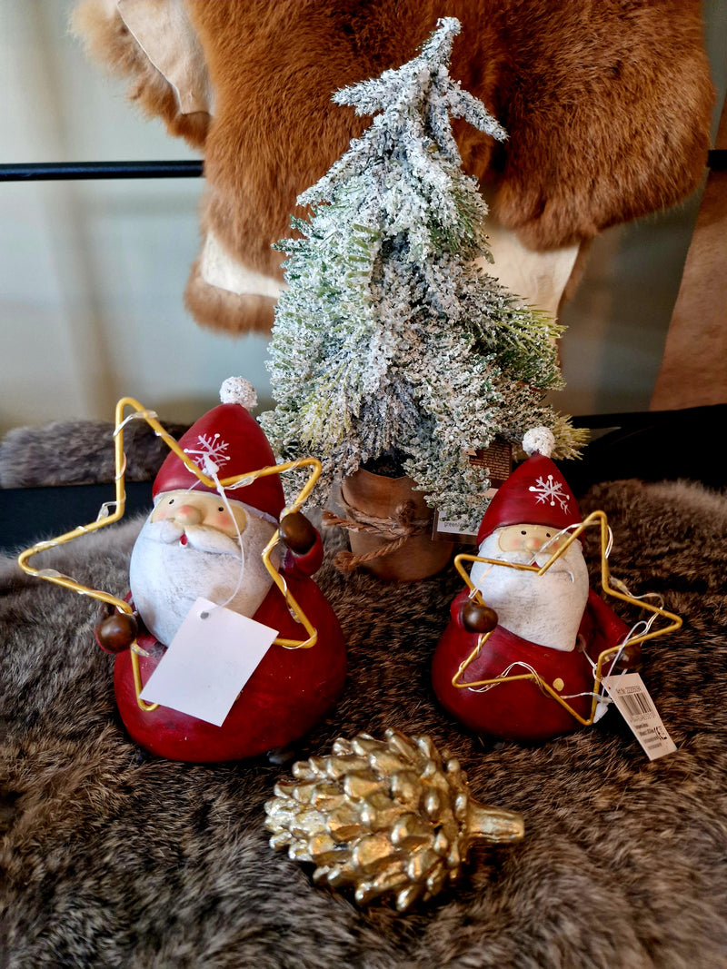 Alinterieur - Christmas - Santa Claus with Luminous star - LED